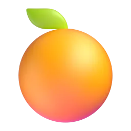 I see orange.