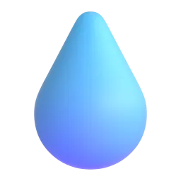 I drink water.