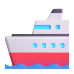 by sea