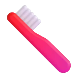 I brush my teeth.