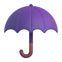 The umbrella is big.