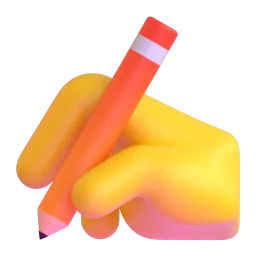 I can write.